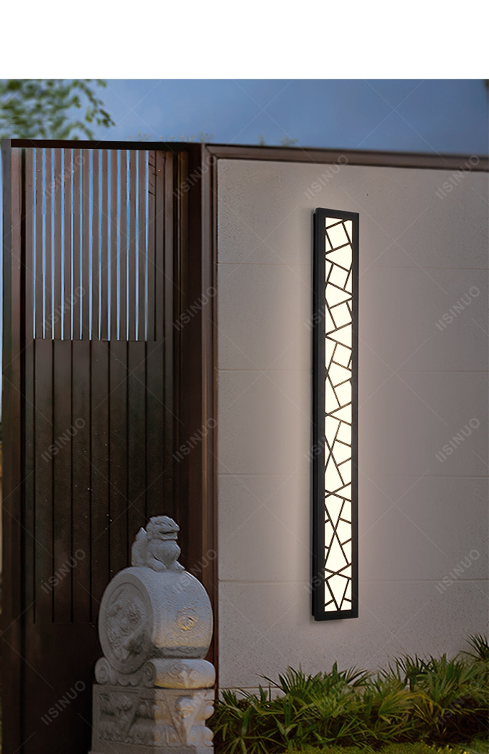 Waterproof outdoor wall lamp, LED Tall Wall Lamp, IP65 Aluminum Light, Garden Villa porch Sconce Light