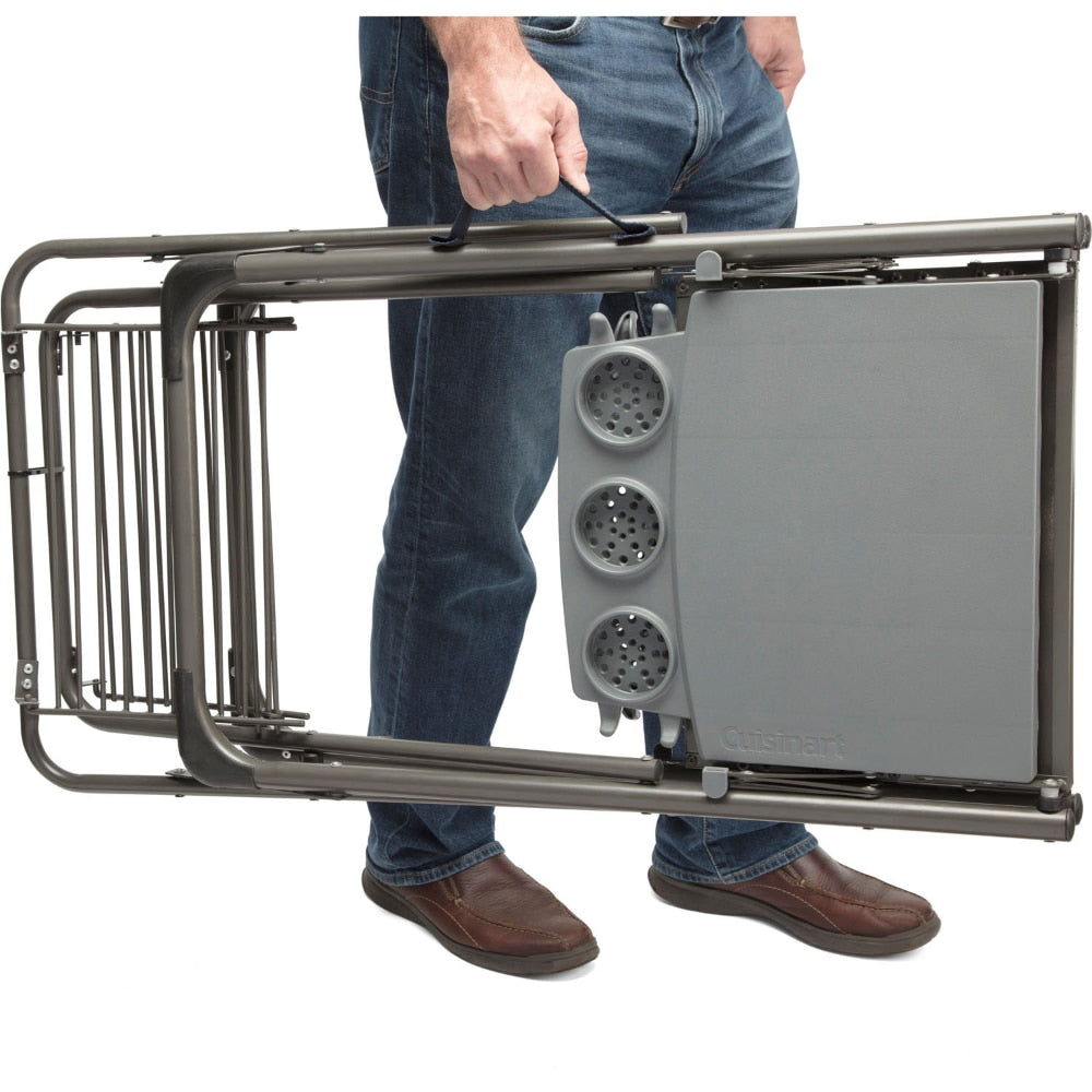 Aluminum Grill Stand with Adjustable Shelf, Camping Equipment, Multi-Tool Outdoor Camping