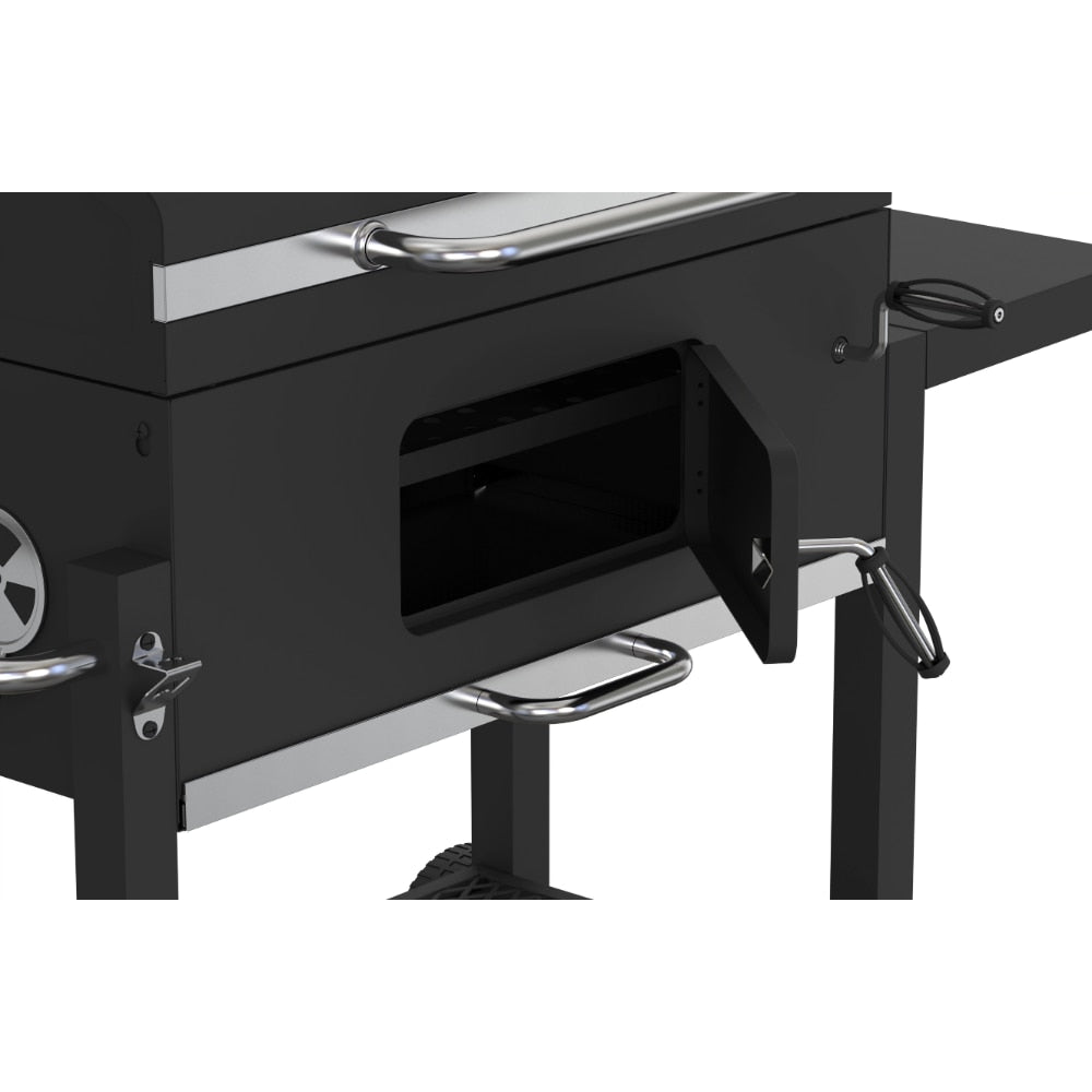 Heavy Duty 32 Inch Charcoal Grill , Black Smokeless Grill