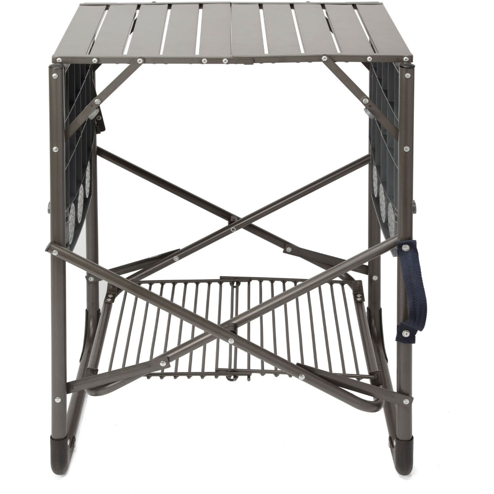 Aluminum Grill Stand with Adjustable Shelf, Camping Equipment, Multi-Tool Outdoor Camping