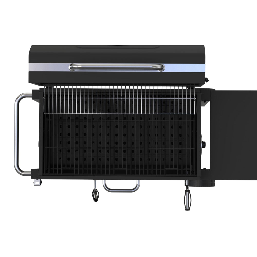 Heavy Duty 32 Inch Charcoal Grill , Black Smokeless Grill