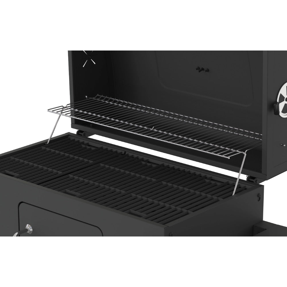 Heavy Duty 32 Inch Charcoal Grill , Black Smokeless Grill