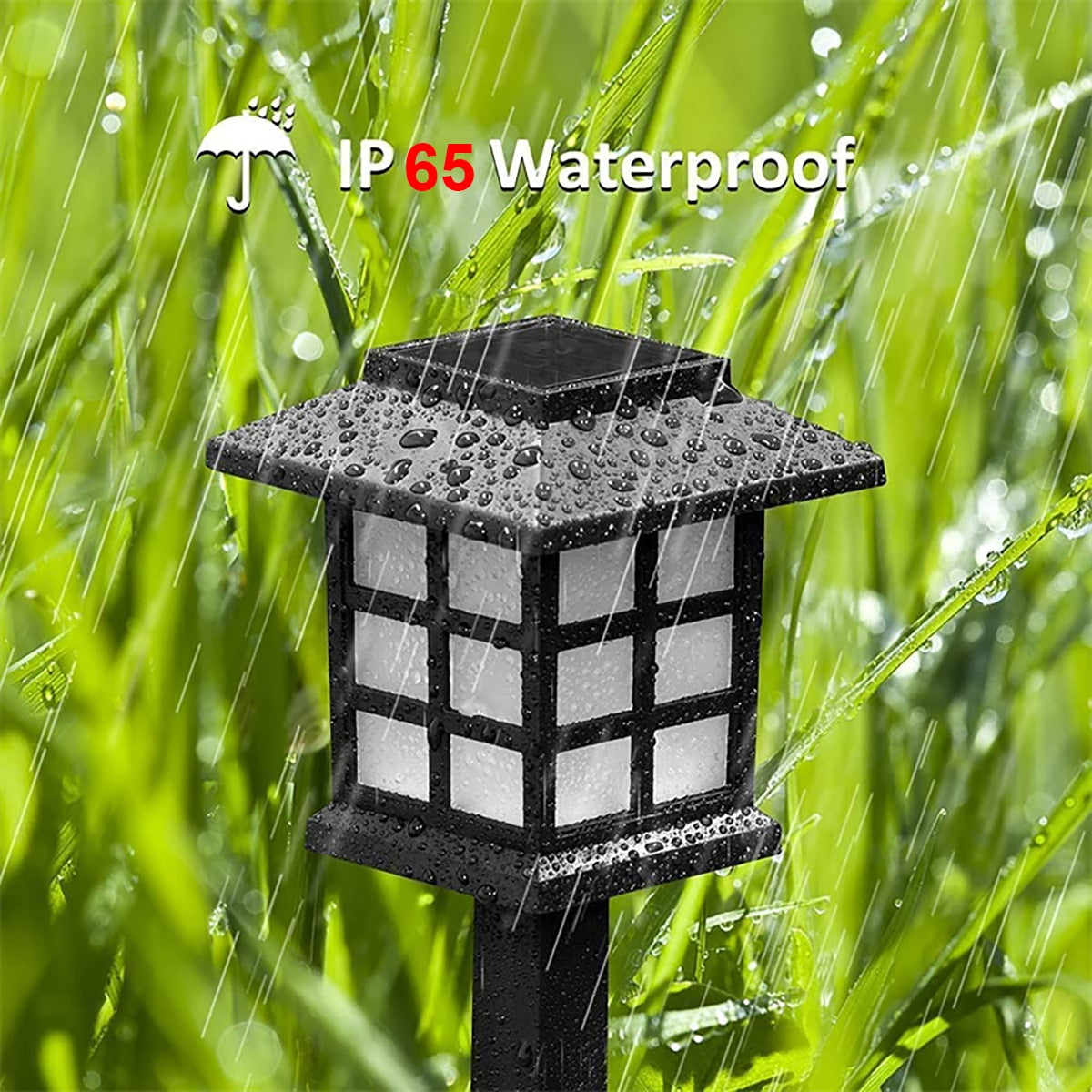 Outdoor Solar LED Lawn Light Pathway lamp Waterproof LED Night Lights for Garden Courtyard Park Landscape Decor