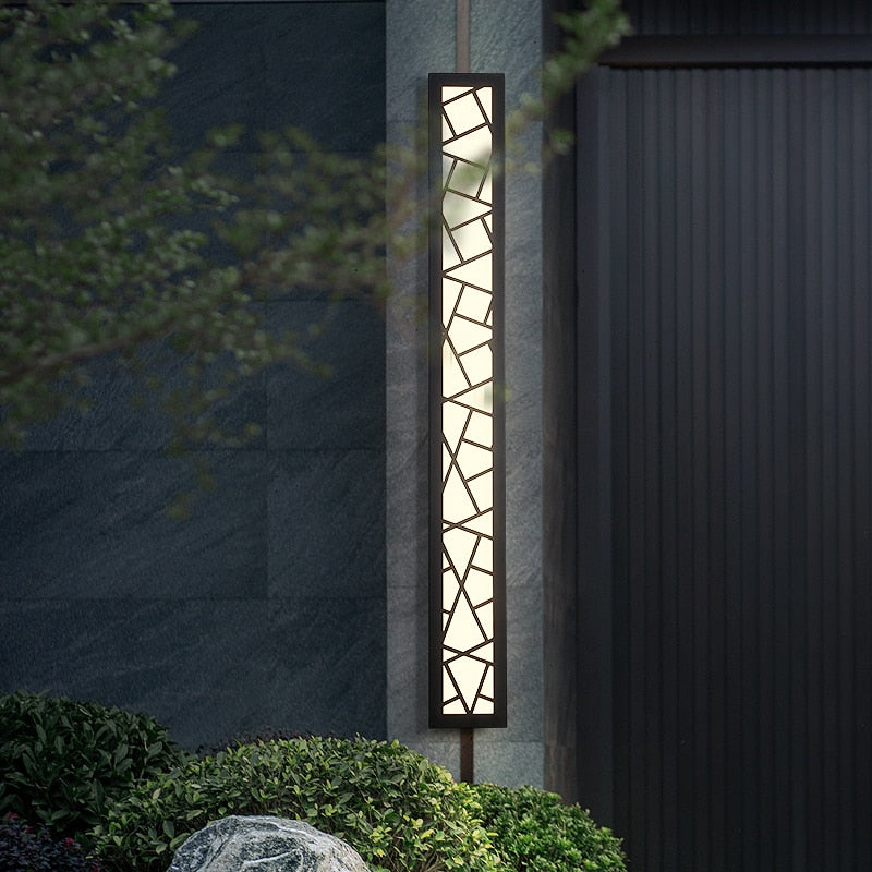 Waterproof outdoor wall lamp, LED Tall Wall Lamp, IP65 Aluminum Light, Garden Villa porch Sconce Light