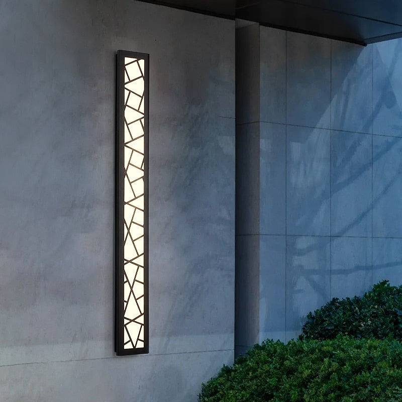 Waterproof outdoor wall lamp, LED Tall Wall Lamp, IP65 Aluminum Light, Garden Villa porch Sconce Light