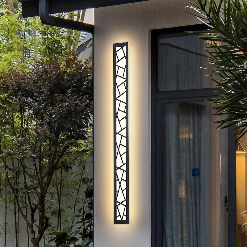 Waterproof outdoor wall lamp, LED Tall Wall Lamp, IP65 Aluminum Light, Garden Villa porch Sconce Light