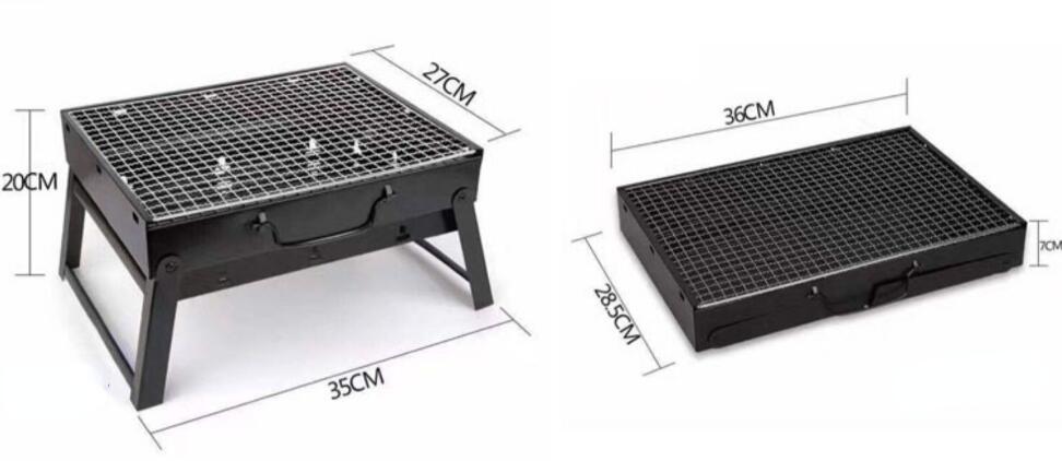 Outdoor Portable Charcoal Grill Folding Cassette & Portable BBQ, Picnic, Outdoor Camping