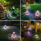 Dynamic Solar Garden Lights RGB Color Changing Pathway, Light Outdoor Waterproof Lawn Lamp Auto Light Sensing Landscape Lighting