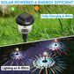 Dynamic Solar Garden Lights RGB Color Changing Pathway, Light Outdoor Waterproof Lawn Lamp Auto Light Sensing Landscape Lighting