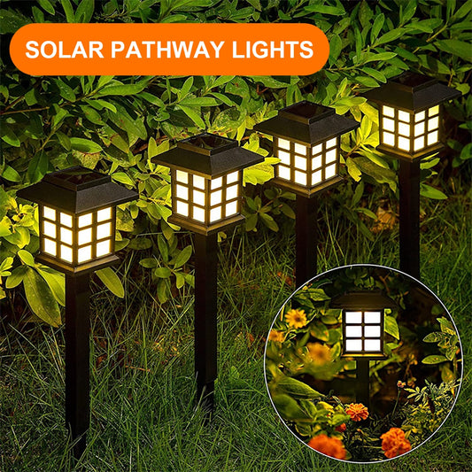 Outdoor Solar LED Lawn Light Pathway lamp Waterproof LED Night Lights for Garden Courtyard Park Landscape Decor